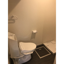 コンパクトで使いやすいトイレです