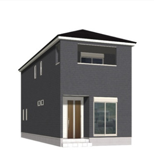 【外観パース】 | 岐阜市鏡島西新築建売限定1邸！畳コーナーのあるリビング21.7帖！3LDK！お車並列2台可能！ | 岐阜市鏡島西新築建売限定1邸！畳コーナーのあるリビング21.7帖！3LDK！お車並列2台可能！