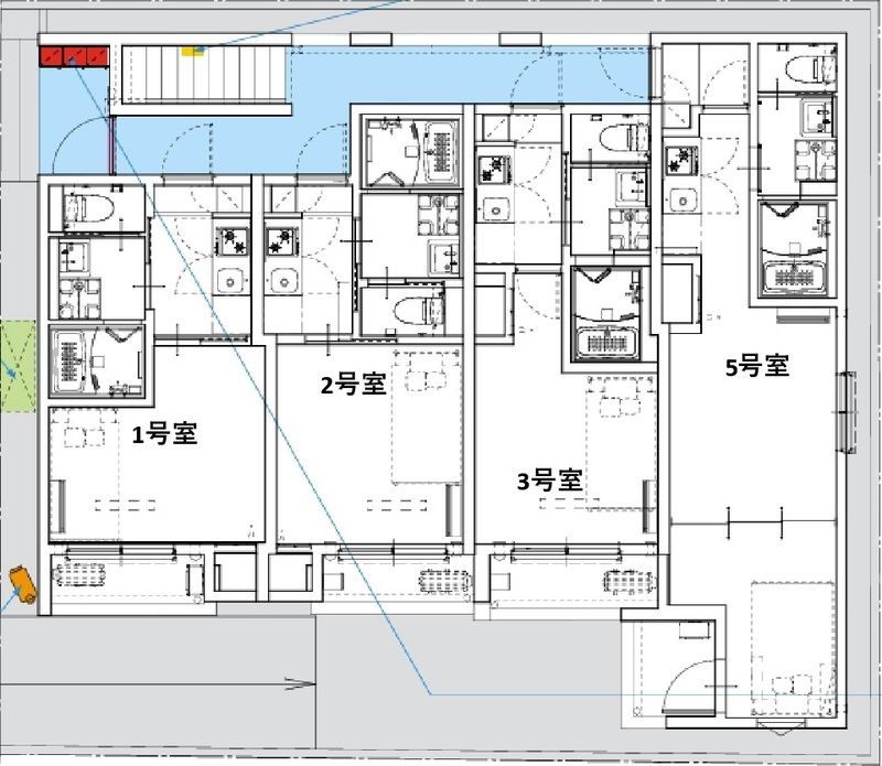robot home 千住大橋(ロボットホームセンジュオオハシ)の区画図