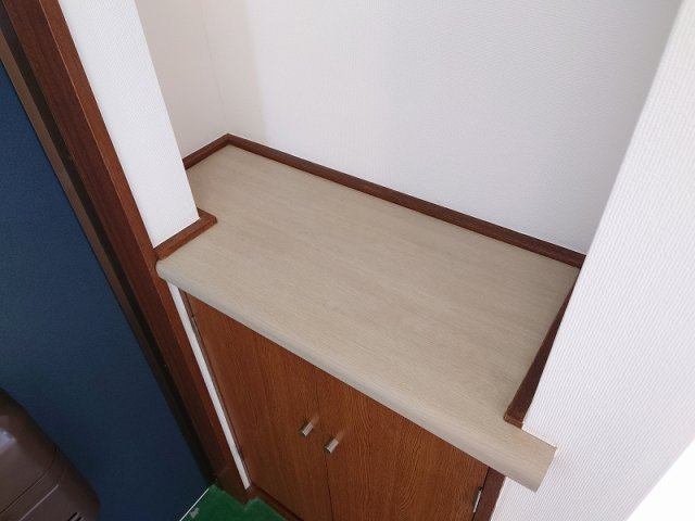 落ち着いた玄関です