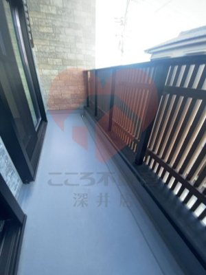 【バルコニー】 | 泉大津市二田町１丁目貸家