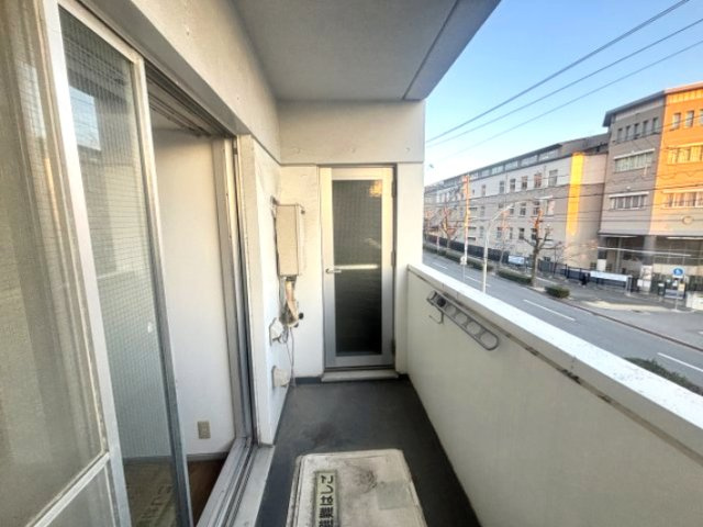 スペーシア高羽のバルコニー