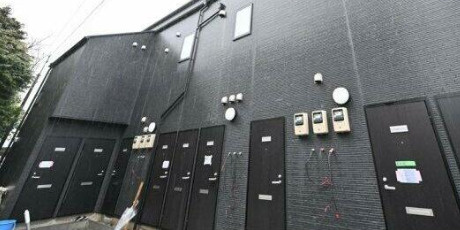 練馬区桜台３丁目のアパートのエントランス