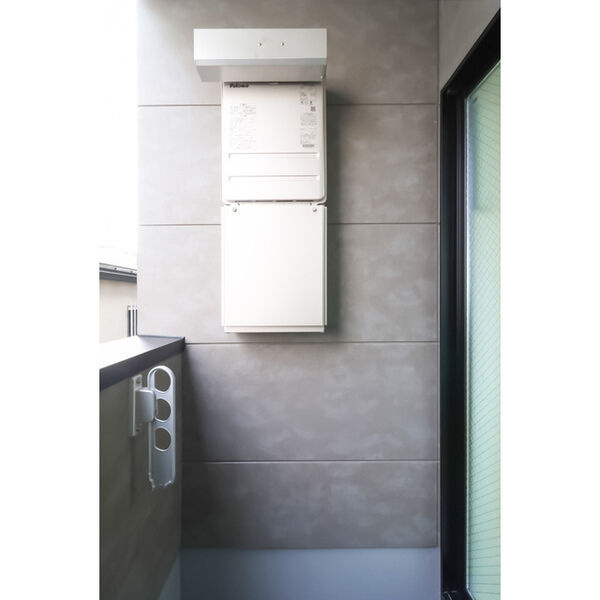 桜ハーモニーテラスのバルコニー