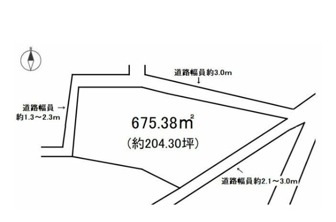 知多郡武豊町字山起　売り土地
