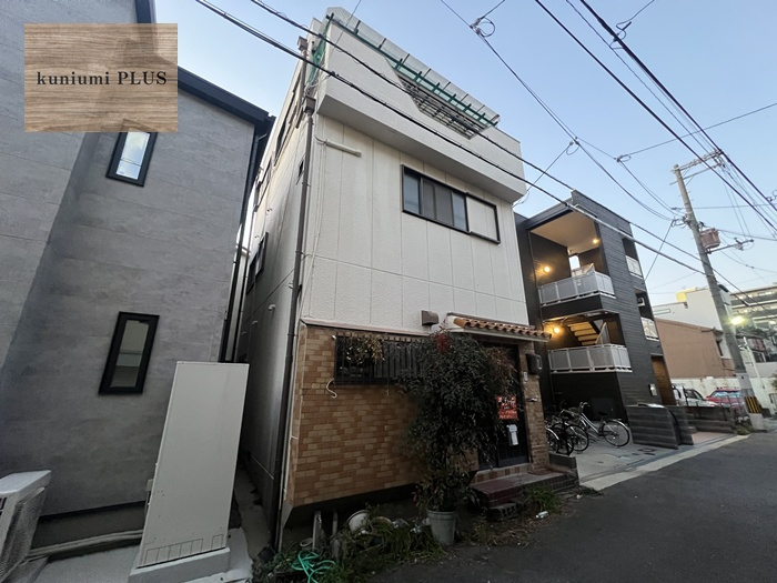 大阪市旭区高殿7丁目の前面道路含む現地写真