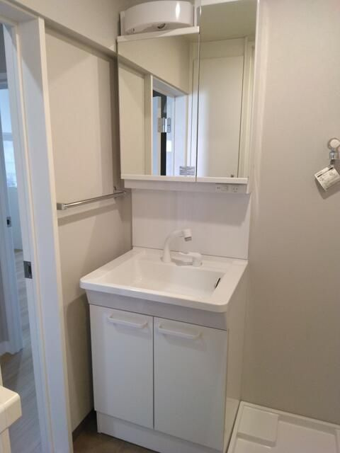 業平橋住宅の洗面所