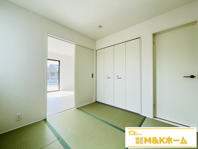 常滑市小倉町8丁目　全3棟　3号棟の和室|和室4.5帖☆　客間にピッタリです！