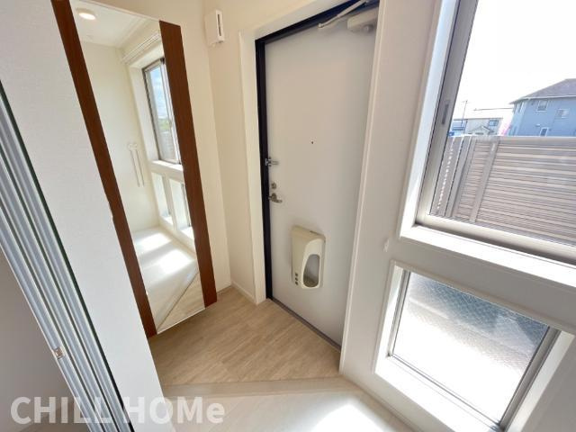 リアン・Ⅲの玄関|当社、チルホームのHPもご覧ください(^^)/物件情報多数♪