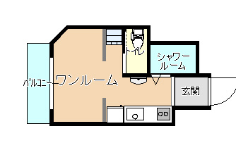 トーカン万代第二ビューハイツ　2Fの間取り
