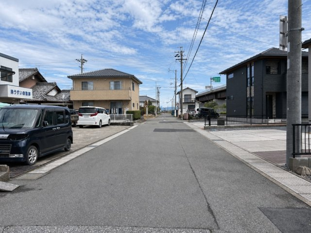 タマタウン　大垣市中曽根町（静里小）　全4区画分譲の前面道路含む現地写真|■前面道路　■ヤマダ不動産　株式会社リライフ　
■夢のマイホーム購入をフルサポートします！