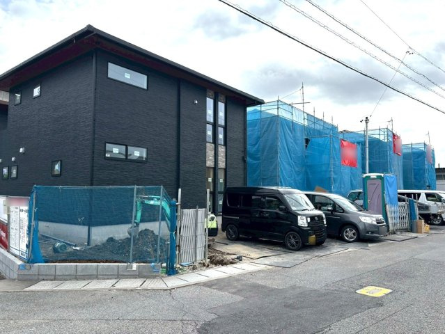 タマタウン　大垣市中曽根町（静里小）　全4区画分譲の外観|「現地（2026年1月6日）撮影」　
■全体写真　
■ヤマダ不動産　株式会社リライフ　