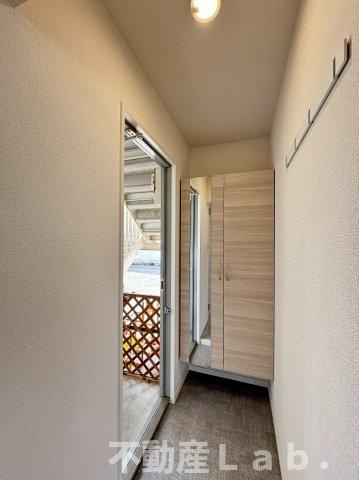 パークヒル　B棟の玄関