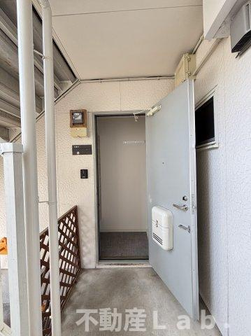 パークヒル　B棟のエントランス