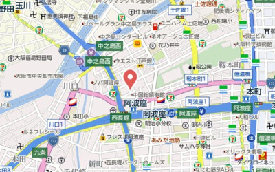 【地図】 | ポートヴィラ靭公園