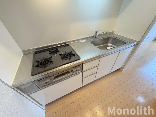 グリーンルーフのキッチン