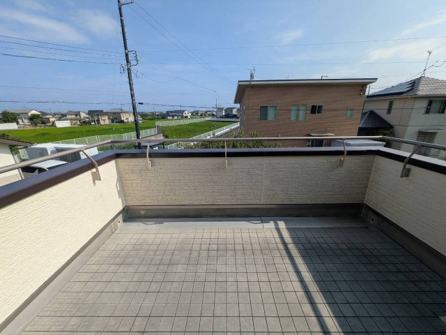 中古 戸建てのバルコニー