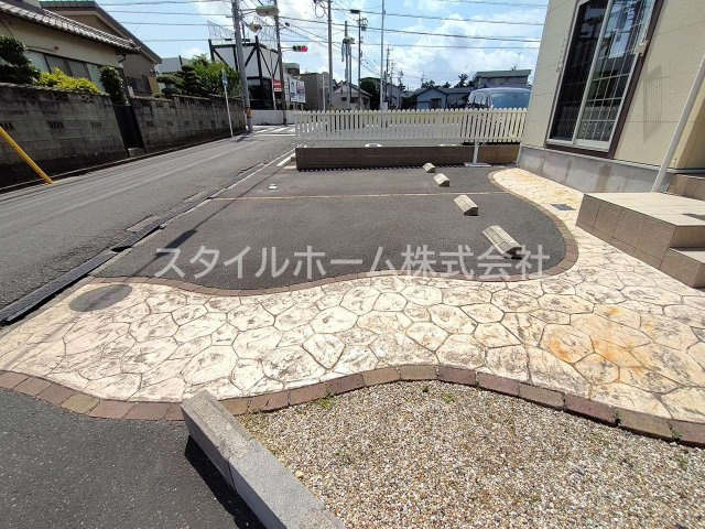 サウシア　Aの駐車場