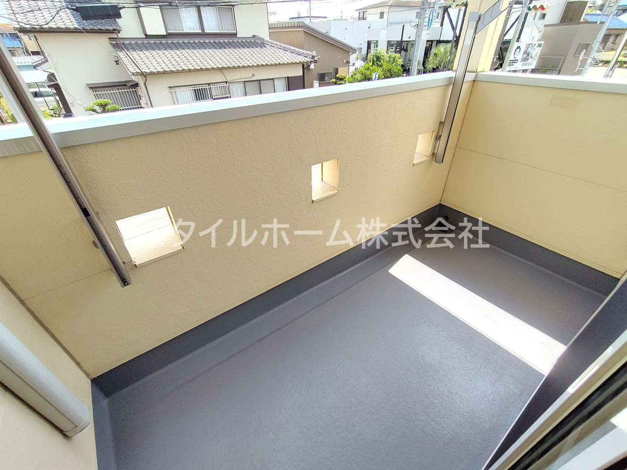 サウシア　Aのバルコニー