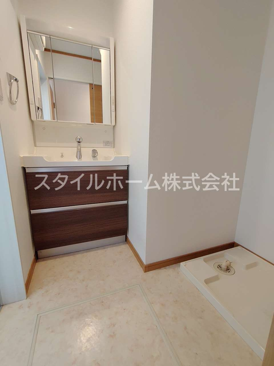 サウシア　Aの洗面所