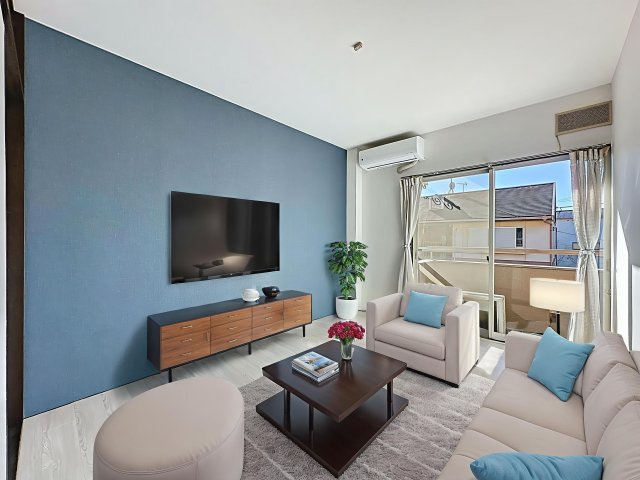 マリオンハイツⅢの居間・リビング