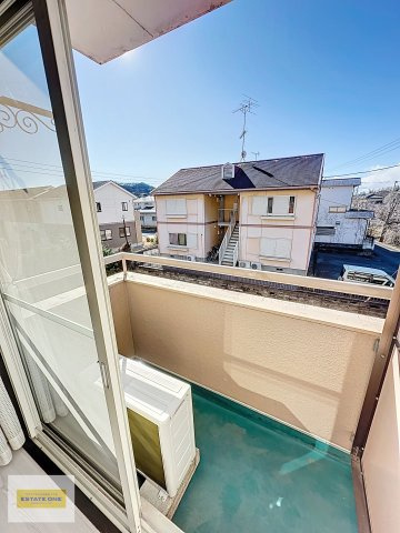 マリオンハイツⅢのバルコニー