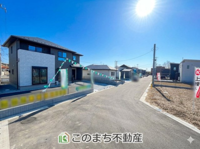 【前面道路含む現地写真】 | ワイウッドコート小山市中久喜第1期　1号棟 | 前面道路含む現地写真