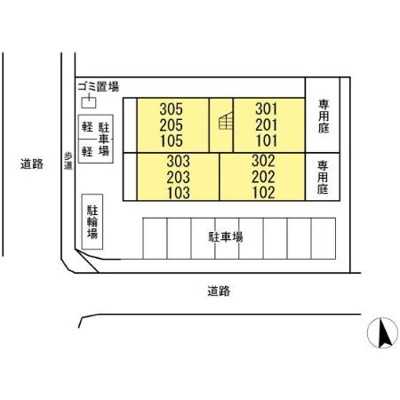 【区画図】 | ラッキーレジデンス