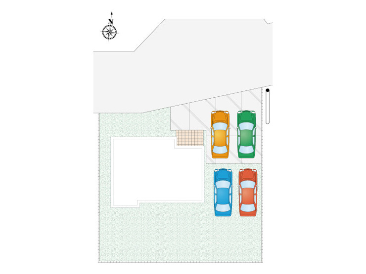小山市田間　新築戸建14の区画図