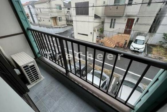 高島平ヒカリハイツのバルコニー