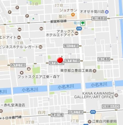 【地図】 | 森下ツインキャッスル S棟