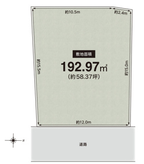 【土地図】 | 広陵町３丁目　売地