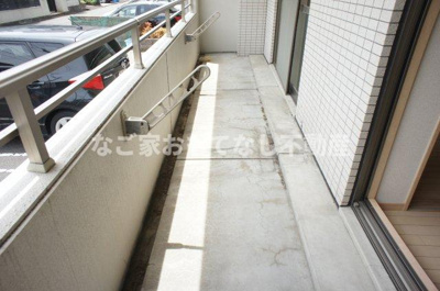 【バルコニー】 | ハピネス天塚 | ※写真は別号室