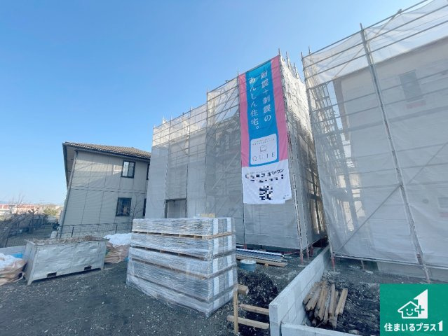 東近江市小脇町　第5期　新築一戸建ての外観|現在建築中！落ち着いた街並みで新生活を始めることが出来そう！周辺の物件も併せてご紹介させて頂きます！