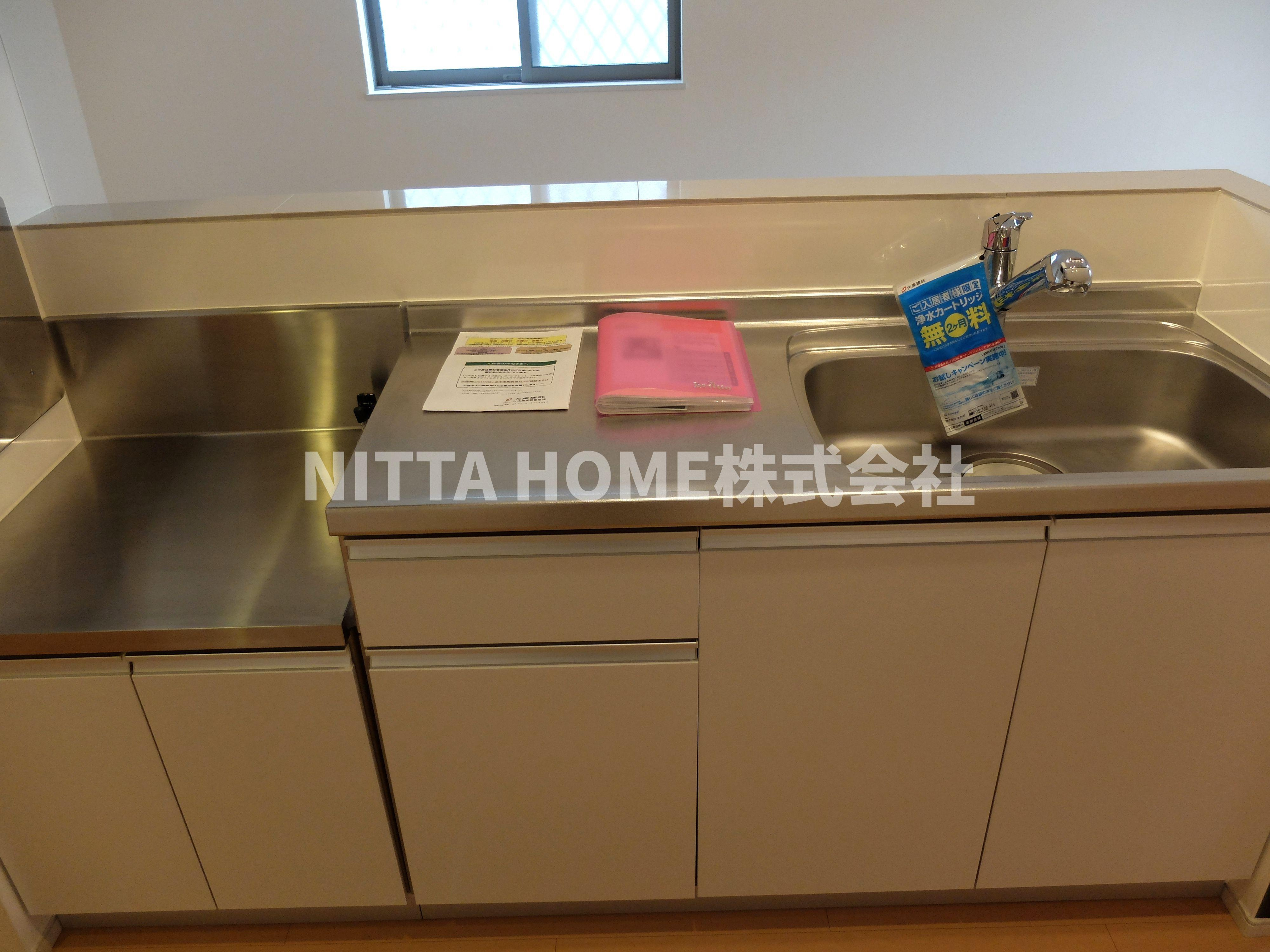 キャトルセゾンのキッチン|ガスコンロ設置可◎アイランドキッチンです♪