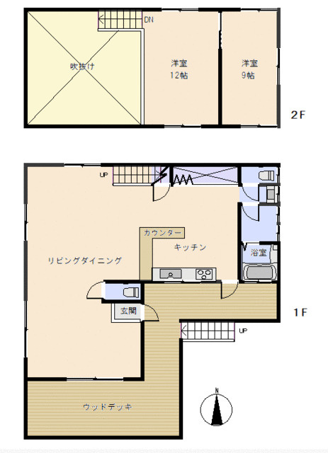 松崎町　石部の間取り