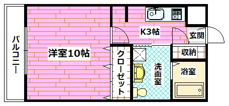 マノワール Ⅱの間取り