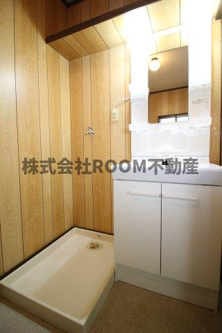 ガーデンR8の洗面所|スペースが確保できる洗面所です