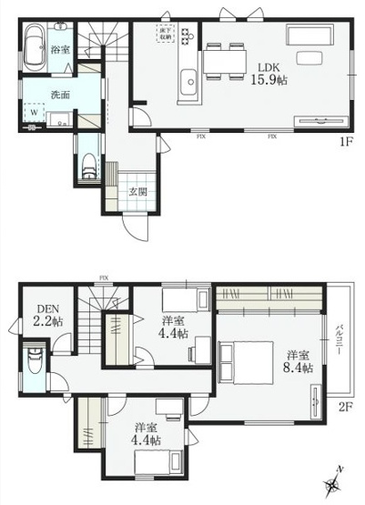 【間取り】 | 千葉市若葉区加曽利町