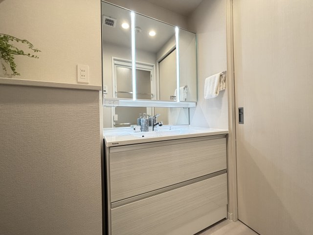 勝どきビュータワーの独立洗面台