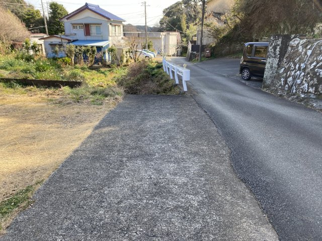 下田市　白浜の前面道路含む現地写真