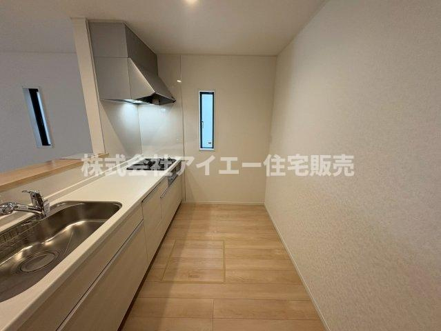 ♥♥読谷村楚辺-2号棟のキッチン|コンパクトなキッチンで掃除もラクラク