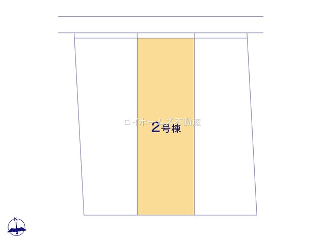 【区画図】 | 名古屋市港区藤高１丁目74『仲介料無料』新築戸建て | 2号棟