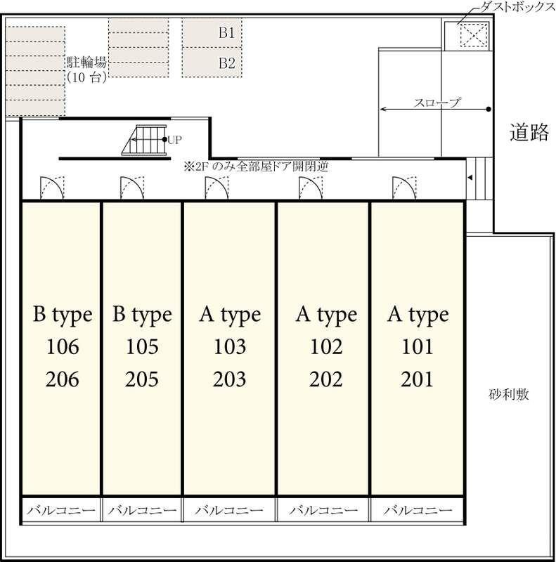 リブリ・三村新町の区画図