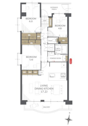 シャトレ愛松一宮Ⅱ