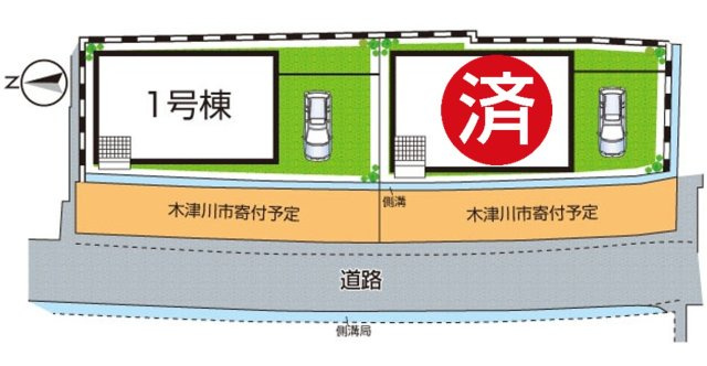 ★29(土)30(日)現地見学可能！★木津川市木津清水　全2邸の区画図|全２区画
