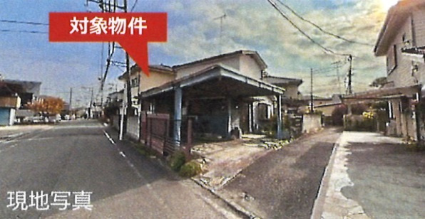 あきる野市瀬戸岡　売土地の前面道路含む現地写真|解体後のお引渡しとなります