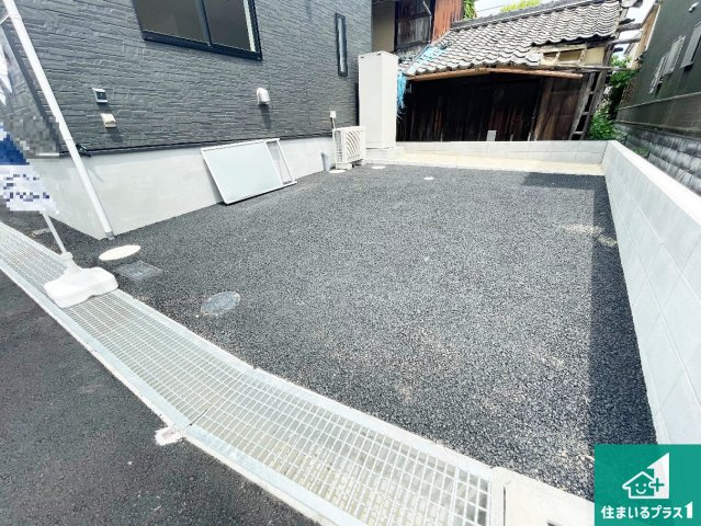 ★現地見学可能！木津川市木津清水　第32期　新築一戸建ての駐車場|駐車スペース！散水栓があるので、こまめに愛車を洗えます！