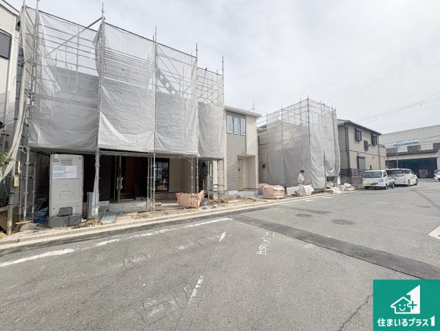 堺市東区草尾　第2期　新築一戸建ての外観|現在の進捗状況です！順調に作業進行中、完成が待ち遠しいです！詳細の間取り等、お気軽にお問い合わせください！