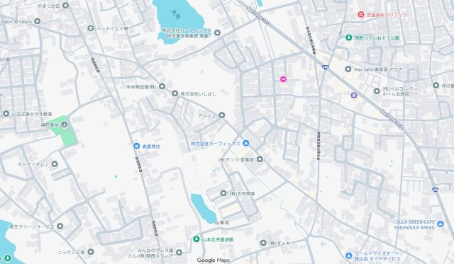堺市東区草尾　第2期　新築一戸建ての地図